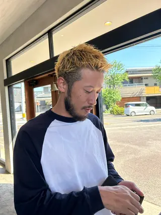 ショート カラー メンズ 🇺🇸メンズ特化 KYOYA💈のヘアスタイル