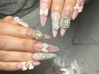 ネイル 💕鈴木ユリ パラジェル/オフ無料のネイルデザイン