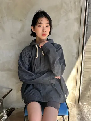 ショート カラー 山田 裕介のヘアスタイル