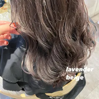 セミロング カラー パーマ ヘアアレンジ 🌿AMANE🌿 sakiのヘアスタイル