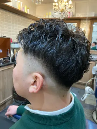 ショート メンズ ルピナス中田店長 山口大地のヘアスタイル