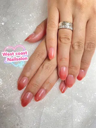 ネイル リボン、ガーリー パーツ放題専門店のネイルデザイン