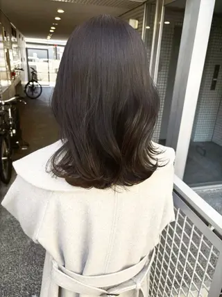 ミディアム カラー Large 都筑雅人のヘアスタイル