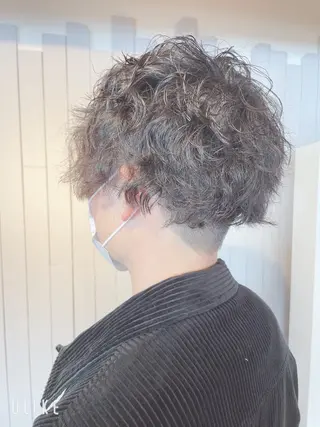 ショート パーマ メンズ ❣️モードケイズ塚口 和田一将のヘアスタイル