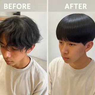 ミディアム こじま しょういちのヘアスタイル