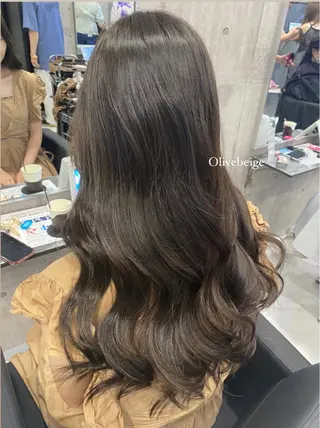 ロング カラー パーマ ヘアアレンジ メンズ 最新艶髪トレンド￤ ヘア￤miyu🐒♡のヘアスタイル