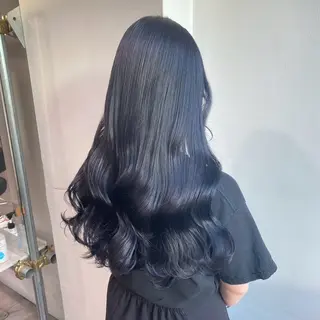 ロング カラー 💙ハイトーン韓国風 色白ヘア💙manaのヘアスタイル