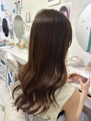 ロング ヘアアレンジ 塚田 恵のヘアスタイル