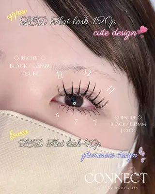 マツエク・マツパ CONNECT所属・🎀CONNECT COCO🎀のマツエク・マツパデザイン