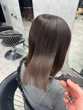 ミディアム カラー NOOS omotesando所属・あなたのお悩み改善" You"💚❤️💛のヘアスタイル