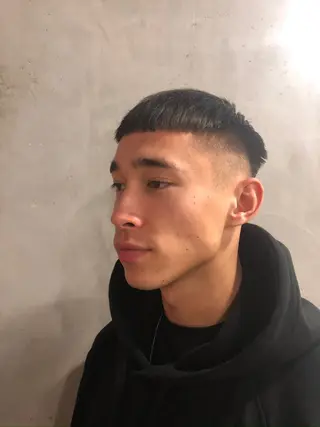 ショート カラー パーマ メンズ 吉田一輝 外国人パーマのヘアスタイル