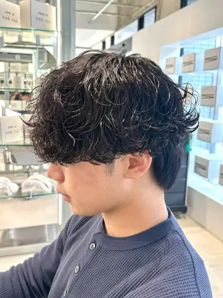 パーマ メンズ特化⚡️三村 彰吾⚡️カットパーマのヘアスタイル