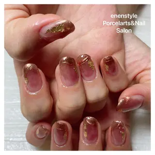 ミディアム ネイル 👑enen style👑のネイルデザイン