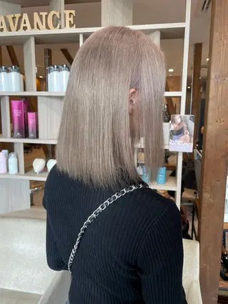 ミディアム カラー 髪質改善カラー🌈✨ 加藤 愛のヘアスタイル