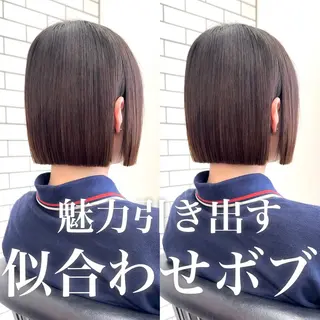 ショート 莉乃/縮毛矯正/髪質 改善/艶カラーのヘアスタイル