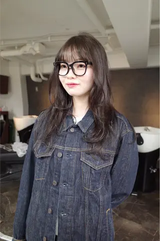 セミロング カラー 髪質改善/ブリーチ EITOのヘアスタイル