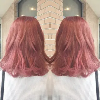 ミディアム カラー パーマ ヘアアレンジ メンズ キッズ ネイル マツエク・マツパ サロンドミルク 原宿のヘアスタイル