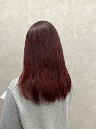 ミディアム カラー 【透明感カラー‎✨】 中島日菜のヘアスタイル