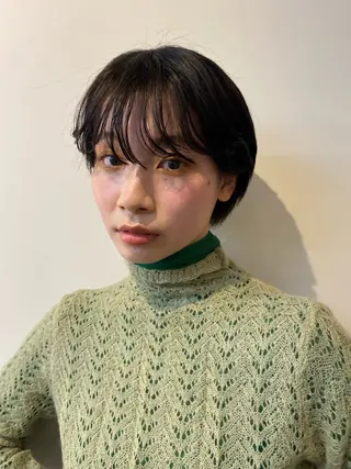 ショート 原田 梓未のヘアスタイル