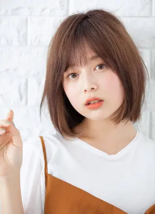 カラー ショート 深夜まで営業中‼️ レム髪質改善のヘアスタイル