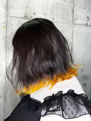 ミディアム カラー ドアベルヘアリビング所属・加藤志保 🎗️🫧モデル募集のヘアスタイル