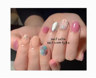 ネイル ﾈｲﾙﾙｰﾑﾘｯｶ 𝐦𝐚𝐲𝐮のネイルデザイン