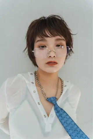 ショート カラー 🩵izu 🩵のヘアスタイル