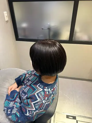 カラー b a b a ️🫧のヘアスタイル