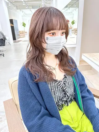 セミロング マンツーマン施術🦋 ayajuのヘアスタイル