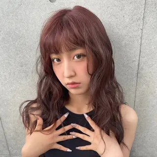 ロング カラー ヘアアレンジ Mizobe misakiのヘアスタイル