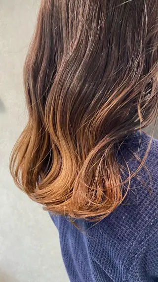 ミディアム カラー お洒落カジュアル🍃 まなとのヘアスタイル