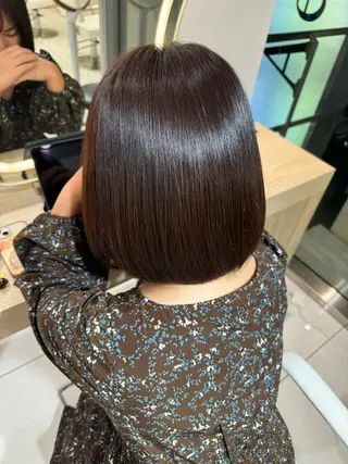 ミディアム 韓国レイヤー/ 顔まわり/西野和裕のヘアスタイル