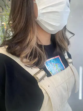 ミディアム カラー ヘアアレンジ 【代表】高山 一真のヘアスタイル