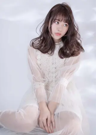 ミディアム カラー 大嶋 伸吾のヘアスタイル