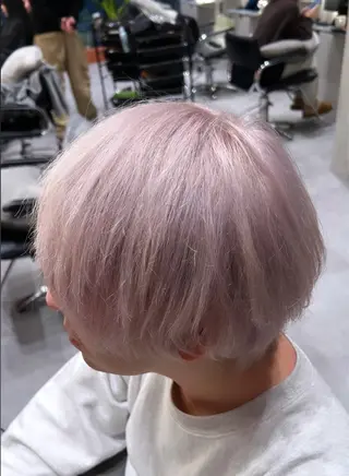 カラー メンズ ✨艶髪/ハイトーン /大籠リュウのヘアスタイル