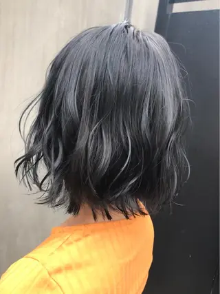 ミディアム カラー 赤み消し韓国ヘア レイヤー縮毛🤍渡邉のヘアスタイル