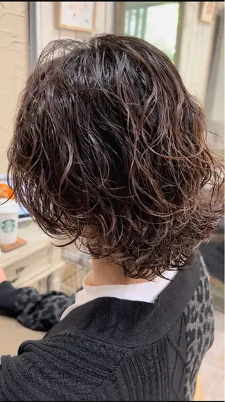 ミディアム パーマ メンズ メンズStylist 山根慧のヘアスタイル