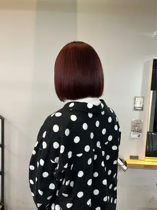 ミディアム 美髪縮毛矯正/ 髪質改善/岩田一駿のヘアスタイル