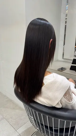 ロング sweetroom平塚所属・⭐️縮毛矯正 氷室翔也カラー⭐️のヘアスタイル