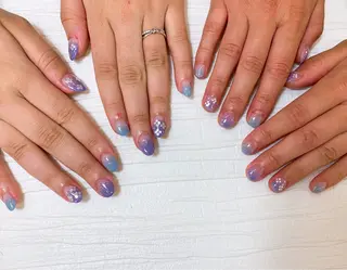 ネイル ⭐︎休業中の練習⭐︎ JNA認定講師髙橋のネイルデザイン