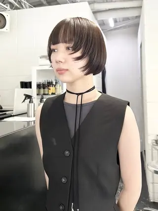 ショート カラー HARU//原宿🤍 リピート率NO.1のヘアスタイル