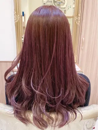 ロング カラー 古川 琴美のヘアスタイル