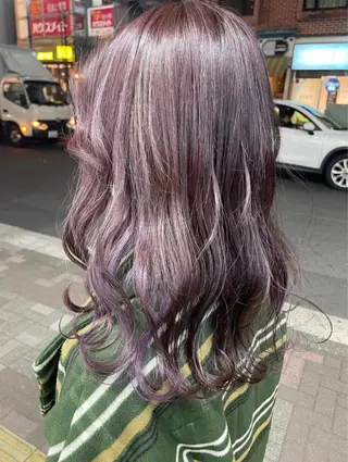 セミロング カラー 似合わせカットカラー 🤍🎀honokaのヘアスタイル