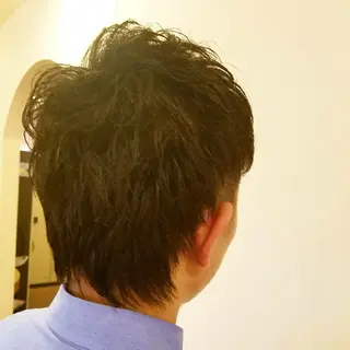 パーマ メンズ EMANON名古屋所属・美谷添（ミヤゾエ） まどか大人ヘアサロンのヘアスタイル