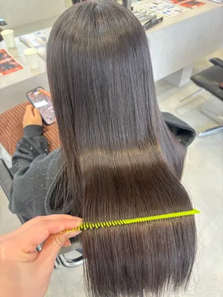 ロング yoshino /ナチュラル縮毛のヘアスタイル