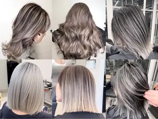 セミロング カラー シールエクステ/ 美髪カラー/茉央のヘアスタイル