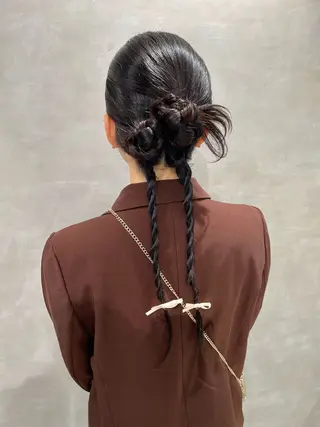 ヘアアレンジ charm《銀座》 ヘアセット/縮毛矯正のヘアスタイル