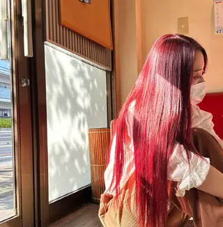 ロング カラー ヘアアレンジ 理髪館所属・青木 健二のヘアスタイル