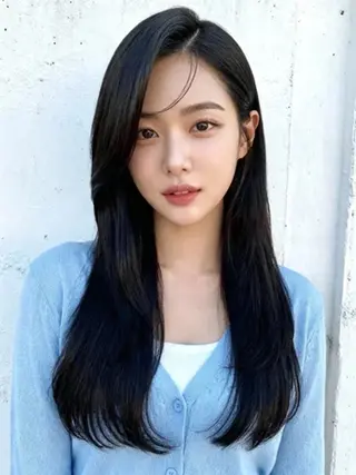 ロング カラー 韓国レイヤーカット 🫧大阪梅田レイヤーのヘアスタイル