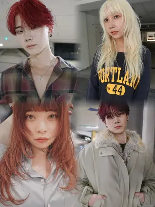 ロング カラー Pia hair design所属・【Pia】 セナ/ハイトーンのヘアスタイル